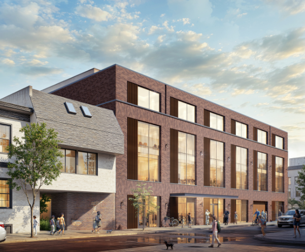 8th Street Rendering -- School & Event Center (Nov 2025)